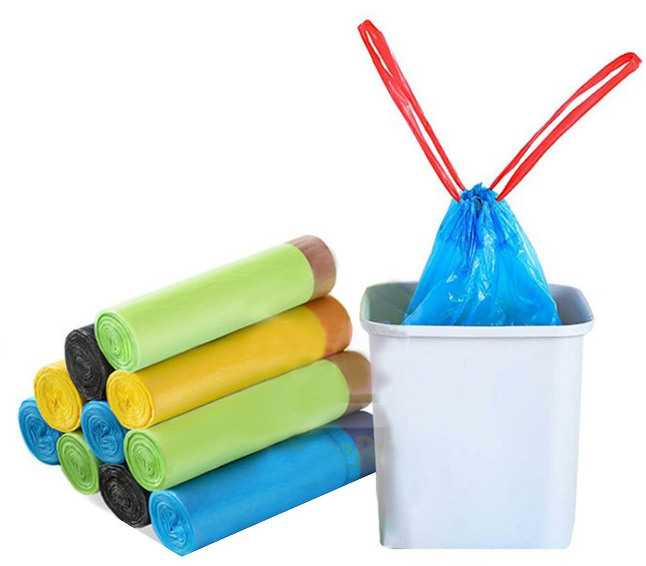 Drawstring Garbage Bags